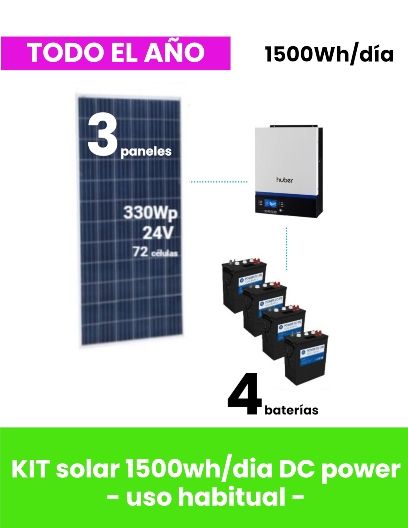 kit-solar para vivienda aislada de uso todo el año-1500whdia-cicloprofundo tecnosol albacete 