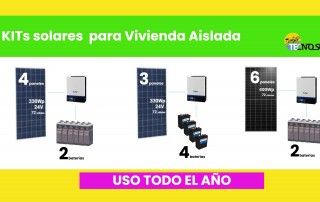 nuevos kits solares para vivienda aislada de uso todo el año - tecnosol albacete